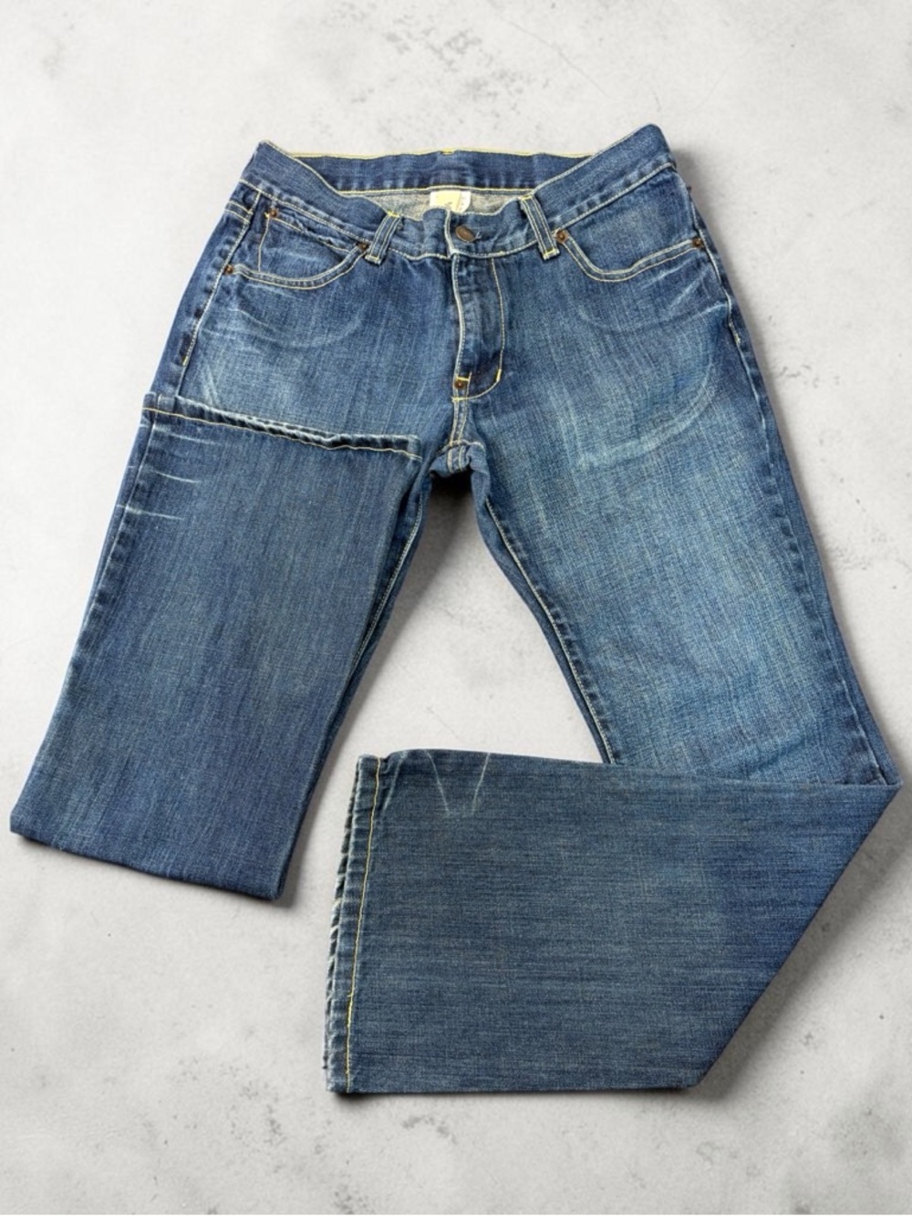 BDG Low Rise Flare Jeans Womens 30 Cropped Y2K Denim UO Cut#405